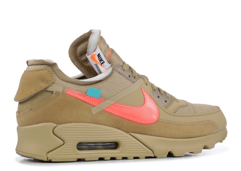 Authentic OFF-WHITE x Nike Air Max 90 Desert Ore